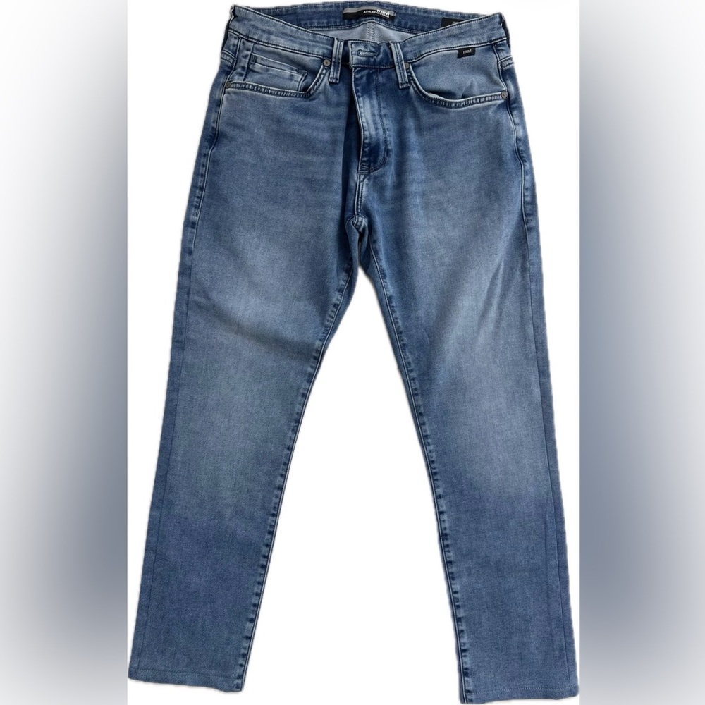 Mavi Medium Blue Athletic Denim Jake Slim Straight Jeans Size 32” X 30